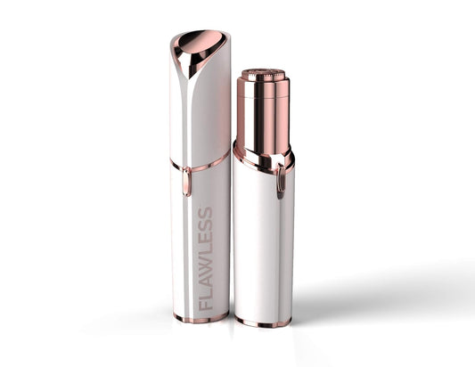 Flawless Facial Hair Removal for Women, Ladies Face Shaver for Upper Lip Chin and Peach Fuzz with Rechargeable USB