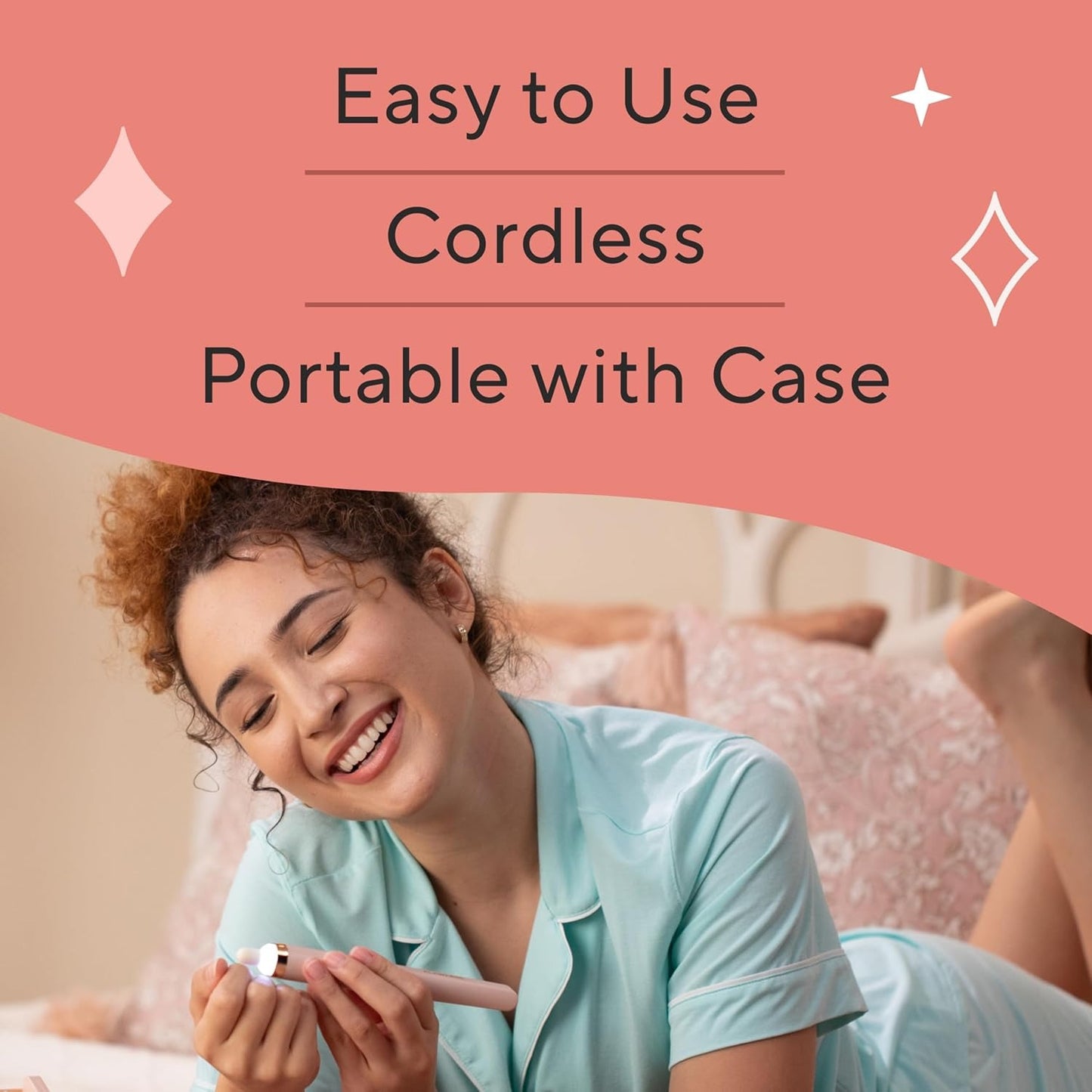 Flawless Salon Nails Kit, Electronic Nail File and Full Manicure and Pedicure Tool