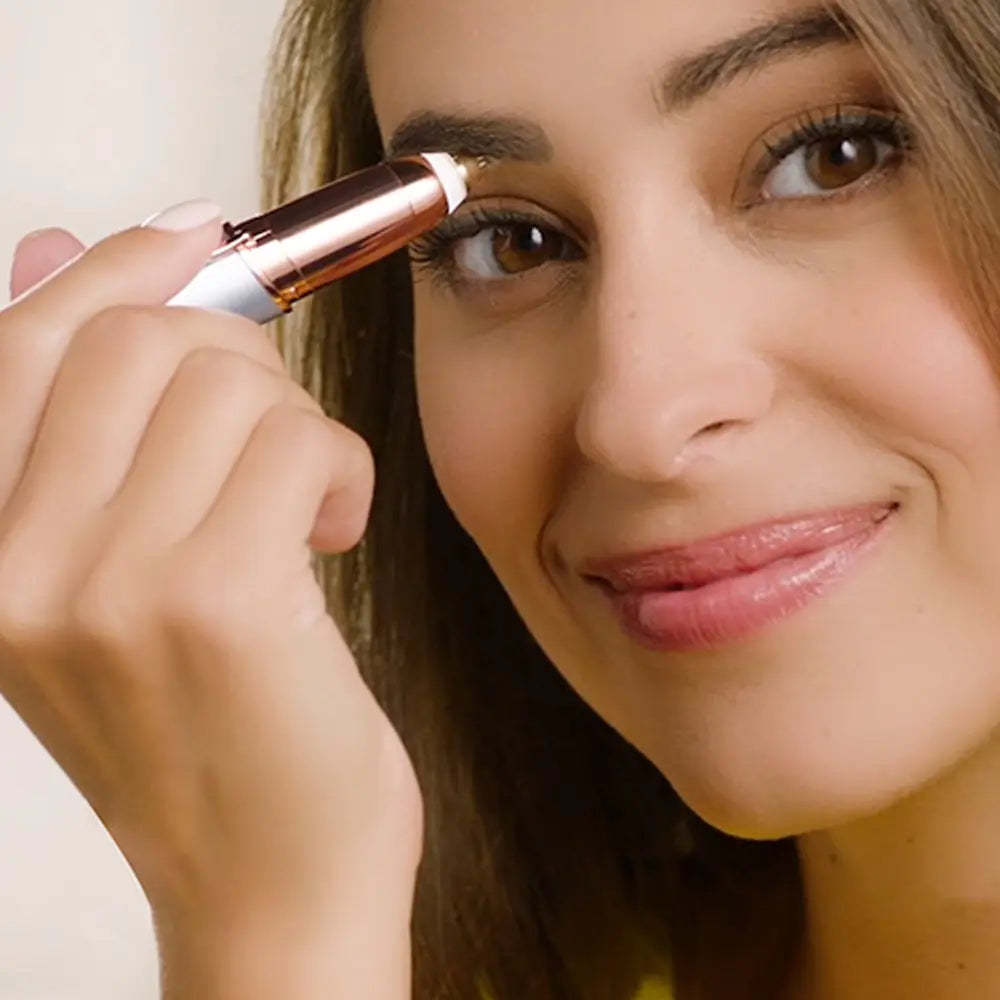 Flawless Rechargeable Eyebrow Trimmer for Women with LED Light