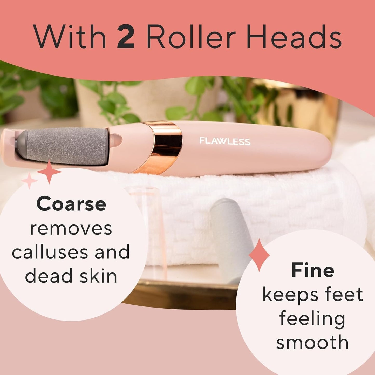 Flawless Pedi Electronic Tool File and Callus Remover