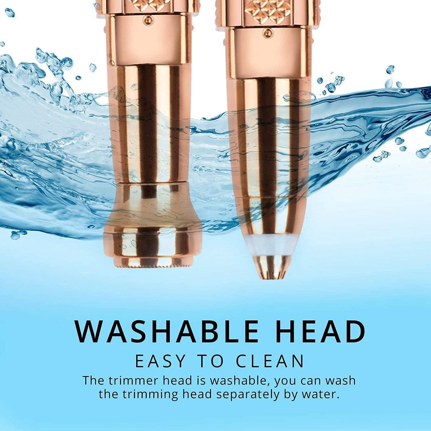 Flawless 2 in 1 Electric Eyebrow Trimmer and Shaver, Rechargeable Hair Remover for All Parts